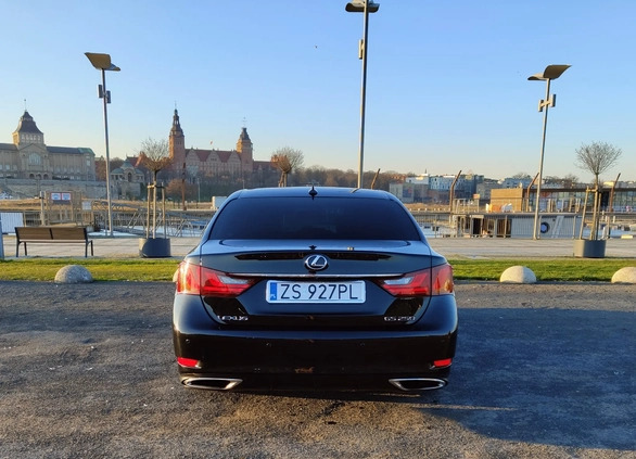 Lexus GS cena 66999 przebieg: 224000, rok produkcji 2012 z Szczecin małe 232